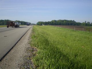 46 Acres (30 tillable).  1600' of Frontage along I-69.  (Average daily volume of 35,780).  Additional frontage on CR 1000 W and CR 650 N.  Excellent billboard/cell tower possibilities.  Will divide. - 46 Acres Quality Farmland